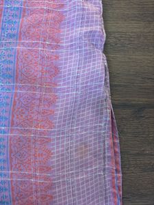 Pink Plaid Casual Kurta Set