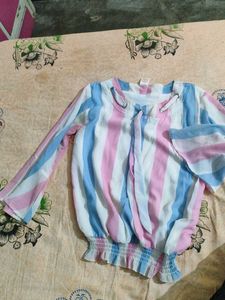 Striped Long Sleeve Top