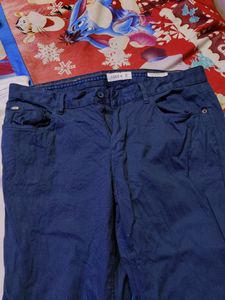 Men White And Blue Jeans Combo Of 2