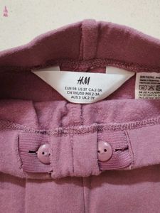H&amp;M Lavender Pants For Babies