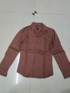 Printed Brown Shirt