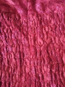 Smocked Classic Pink Patterned Long Sleeve Top