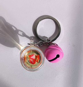 Japanese Bell Strawberry Shaker Keychain