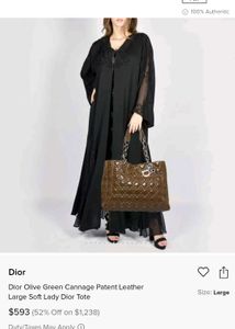 Vintage Dior Cannage Large Tote