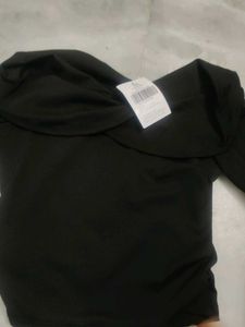 Black Off Shoulder Top