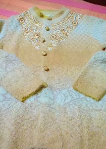 Embroidered Knit Cardigan