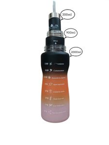 Motivational Water Bottles - Set of 3