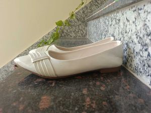 Ivory Ballet Flats