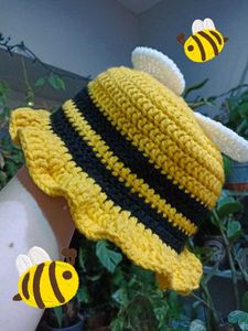 Crochet Bee Hat 🐝✨