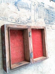 Vintage Carved Wooden Box