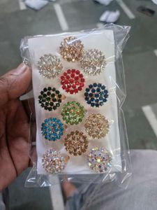Rhinestone Rings Set