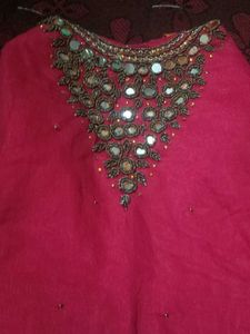 Embroidered Kurta Neck Design