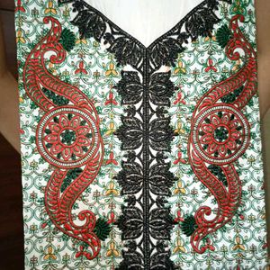 Unstitched Suit Piece Black And White