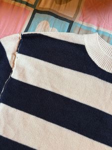 H&amp;M Striped Knit Sweater