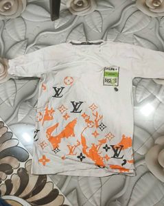 Unique Graphic Tee - White