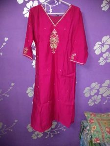 Elegant Pink Kurta Set
