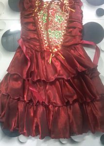 Maroon Party Dress