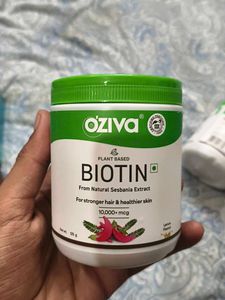 OZiva Plant Based Biotin 125gm Each Pack Of 2