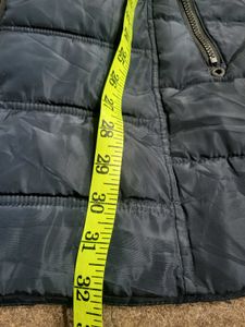 Women Navy Puffer Coat