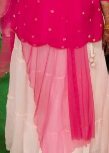 Long Blouse &amp; Skirt With Duppata