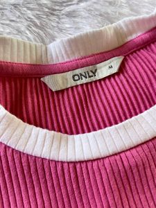 Only Pink Crop Top