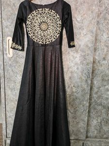 Elegant Black Ethnic Gown
