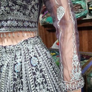 Heavy Embroidery Work Lehenga