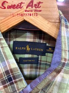 Ralph Lauren Green Checks Shirt For Men’s