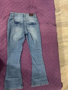 Distressed Flare Jeans