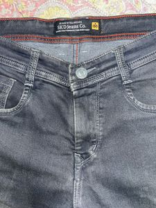 Dark Gray Denim Jeans