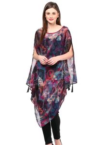 Stylish Multicolor Kaftan Top