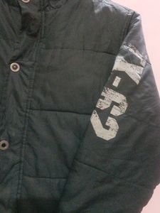 Black Winter Jacket For 16-17 Yrs Boys .In Fully New Condition Used Only Once