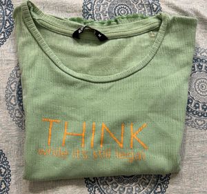 Light green top