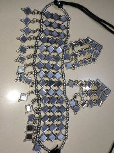 navratri Oxidize Necklace