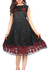 Black Floral Dress✨🖤❤️