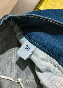 Pull-On Denim Jeans