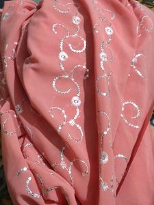 Heavy Sequence Saree With Stitched Blouse
