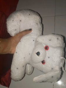 Cute White Doggy Soft Toy