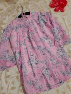 Pink Floral Top