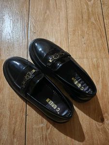 Black Chunky Loafers