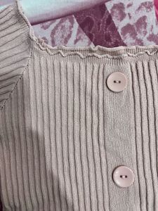 Cute Pink Button Top