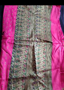 Rani Pink Zari SAREE
