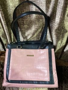 Caprese Handbag Pink Almost New Little Bit Used