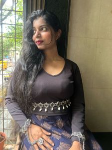 Oxidised adjustable Belt and Haathphool