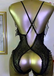 Black Lace Teddy Lingerie