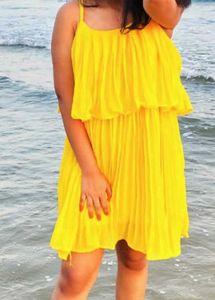 Yellow Off-Shoulder Dress