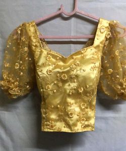 Gold Embroidered Blouse