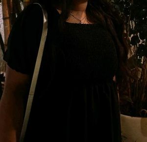 Black Dress Ajio