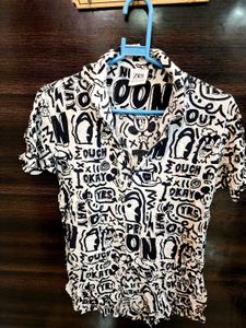Funky Graphic Print Shirt