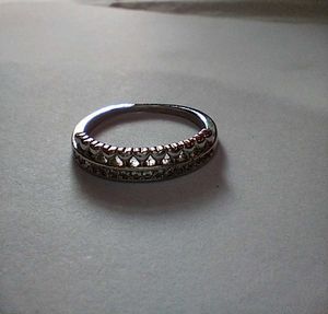 Diamond &amp; Heart Stackable Rings